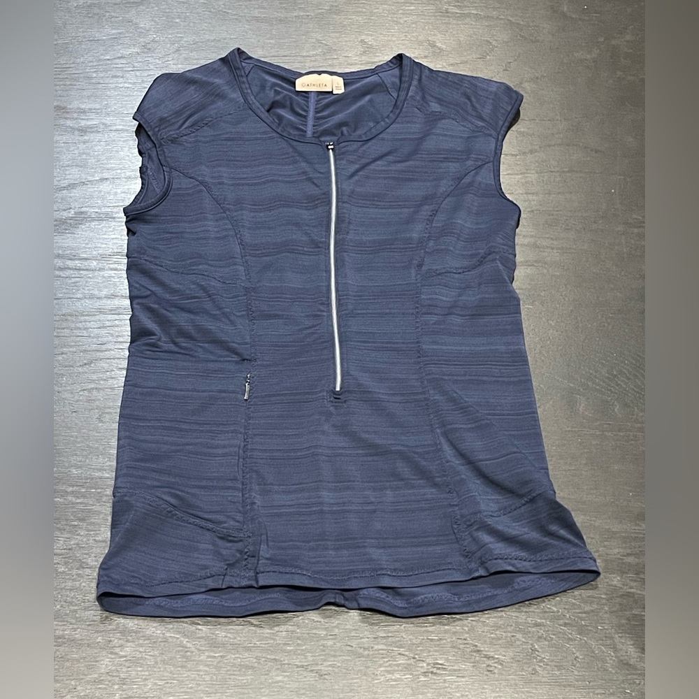 Athleta Navy Pacifica Top Large